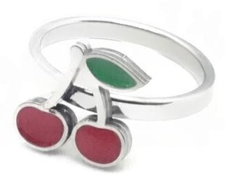 Anillo de acero quirurgico cerezas